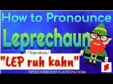 How to pronounce Leprechaun 